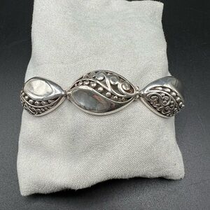 Brighton Silver Bracelet with Intricate Design